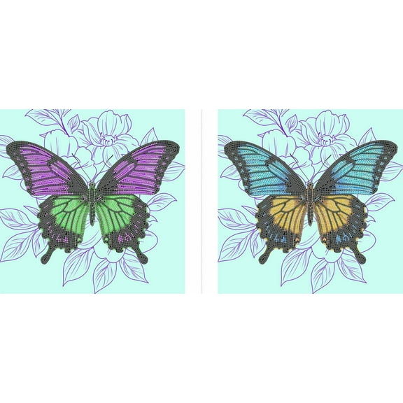 DIAMOND DOTZ® TWINS Butterfly Pair Special Edition Diamond Painting Kit