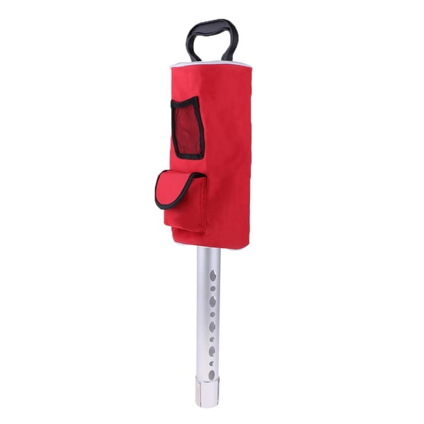Pro Golf Ball Pick Up Picker Retriever Aleación De Aluminio / Tubo De Plástico - Bolsa De Almacenamiento De Herramientas De Recolec Baoblaze Coleccionista de pelotas de golf