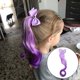 thumbnail image 4 of 6 lazos para el pelo con horquilla, peluca de pelo trenzado para niña, accesorio para el pelo con 3, 4 of 5