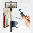 thumbnail image 4 of Extension Tripod Rod Aluminium Alloy Extendable Stick Adjustable Telescopic Selfie Stick With Remote Control Portable Lightweight Extendable Selfie Stick Phone Tripod Q03 white, 4 of 4