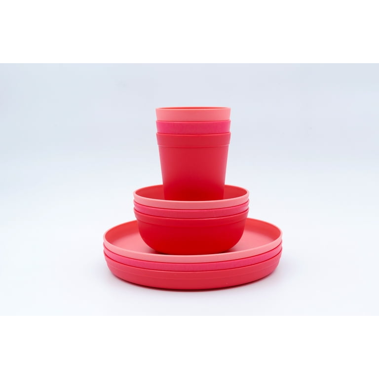 TUPPERWARE MINI SNACK CUPS BOWL SET OF 4 FUCHSIA KISS PINK BOWLS w/ SE –  Plastic Glass and Wax ~ PGW