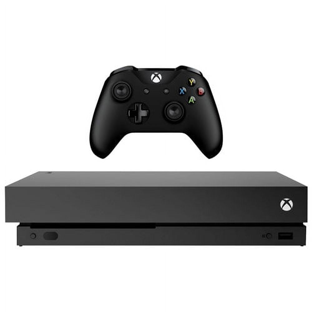Restored Microsoft Xbox One X 1TB Console - Black (Refurbished)