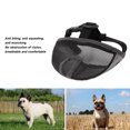 thumbnail image 4 of Adjustable  Muzzle Breathable Mesh Dog  For Biting, Chewing, Barking, Training, Licking And Grooming, Short Snout Dog Muzzle With Soft Edges, 4 of 8