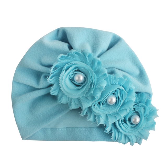 Gorro infantil Bebé color liso Girasol Bebé flor con rombos Gorro bebé