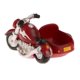 thumbnail image 2 of Maceta de resina Cola diseño de motocicleta roja caja de ventana, 2 of 7