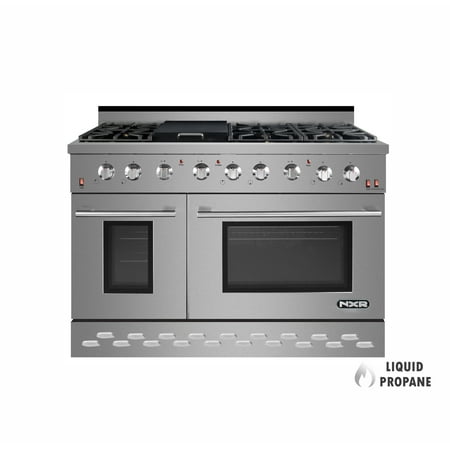 NXR 48  Stainless Steel Pro-Style Propane Gas Range with 7.2 cu.ft. Convection Oven SC4811LP