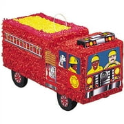 Red Fire Truck Pinata, 20.5in x 13 in