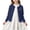 Z98 Navy, variant on Mifsaly Girls Long Sleeve Cardigan Sweater Button Down Knit Cardigans Lightweight Cute Strawberry Embroidery Casual Fall Winter Warm School Outerwear