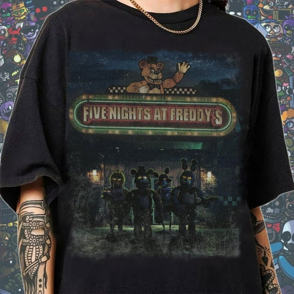 Vintage Five Nights At Freddy's Halloween 2025 T-Shirt, FNAF2 T-Shirt, Gift For Women and Man Tee, Halloween Gamer