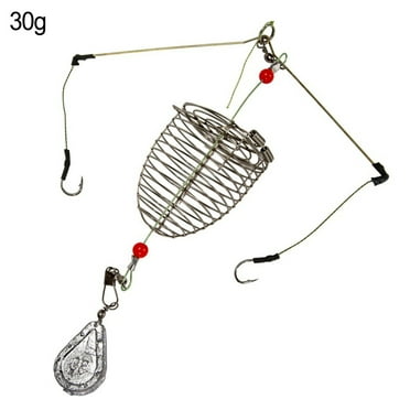 BAMILL Bait Carp Fishing Feeder Fishing Baits Cage Hook Rig Set Sinking Artificial Lure