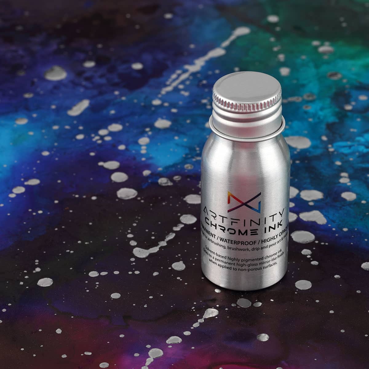 Artfinity Alcohol Ink - Fire Set, 8 Pieces | 10 Sheets 9x12" Multimedia Paper | Fast-Drying, Permanent, Transparent Alcohol Inks for Gloss Paper, Glass, Metal | 25 ml  Bottles