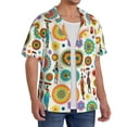thumbnail image 3 of Disketp Men's Hawaiian Beautiful African Womens Print Shirts Button Down Holiday Beach Shirts-X-Large, 3 of 5