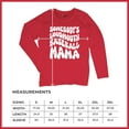 thumbnail image 7 of Somebody's Loudmouth Baseball Mama Women's Long Sleeve T-shirt Proud Mom Cheer Support Game Day Funny Sports Vintage Retro, 7 of 7