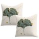 thumbnail image 1 of Funda de almohada de lino con hoja de ginkgo Simple, funda de almohada para sofá y sala de estar, 2 uds., 1 of 5