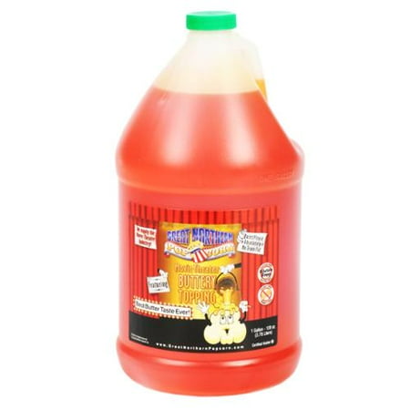 Movie Theater Popcorn Supplies - Great Northern Popcorn Premium Movie Theater Butter Topping, Gallon