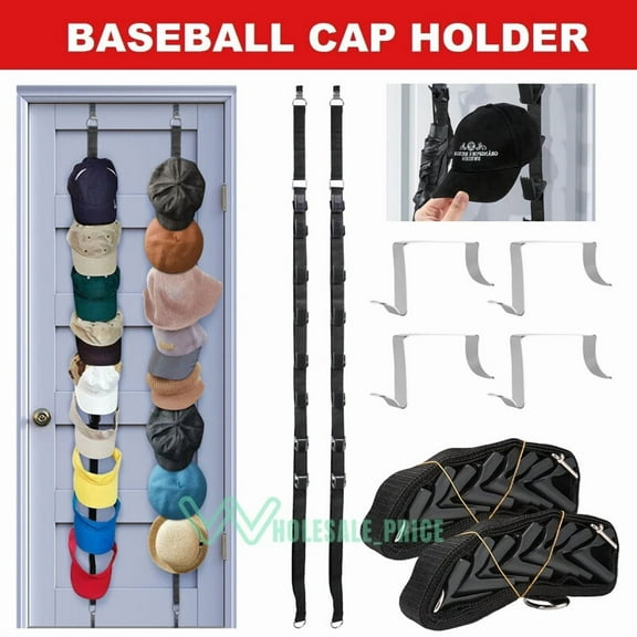 Hat Rack Organizer Baseball Holder Storage Cap Hanger Door Wall Coat Caps Stand