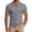 L204-Grey, variant on xfsWaSs Men's Short Sleeve Ribbed Knit Shirts Solid Color Casual Button Down Shirt Soft Comfortable Stretch Tops Fashion Everyday Wear Mens Shirts