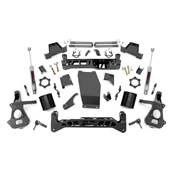 Rough Country 7" Lift Kit (fits) 2014-2018 Chevy Silverado GMC Sierra 1500 4WD | N3 Shocks | Suspension | 17431
