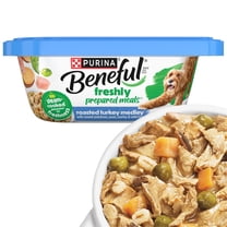 Purina Beneful Dog Food Freshly Prepared Meals Wet Dog Food with Turkey, Sweet Potatoes, and Wild Rice, 10 oz, 8 Pack