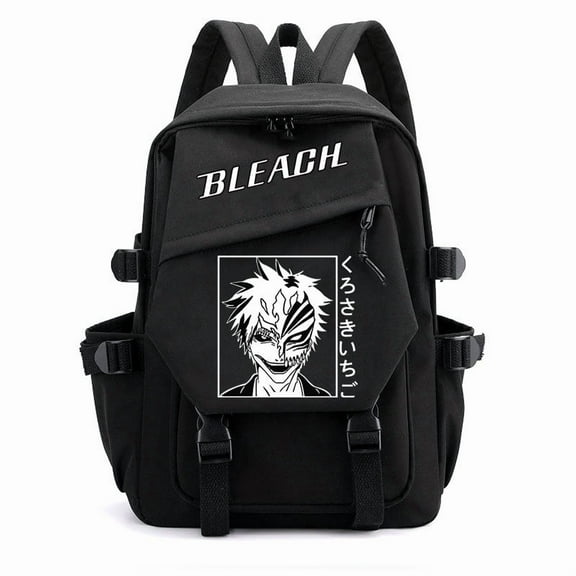 Outdoor travel backpacks with Kurosaki Ichigo prints around