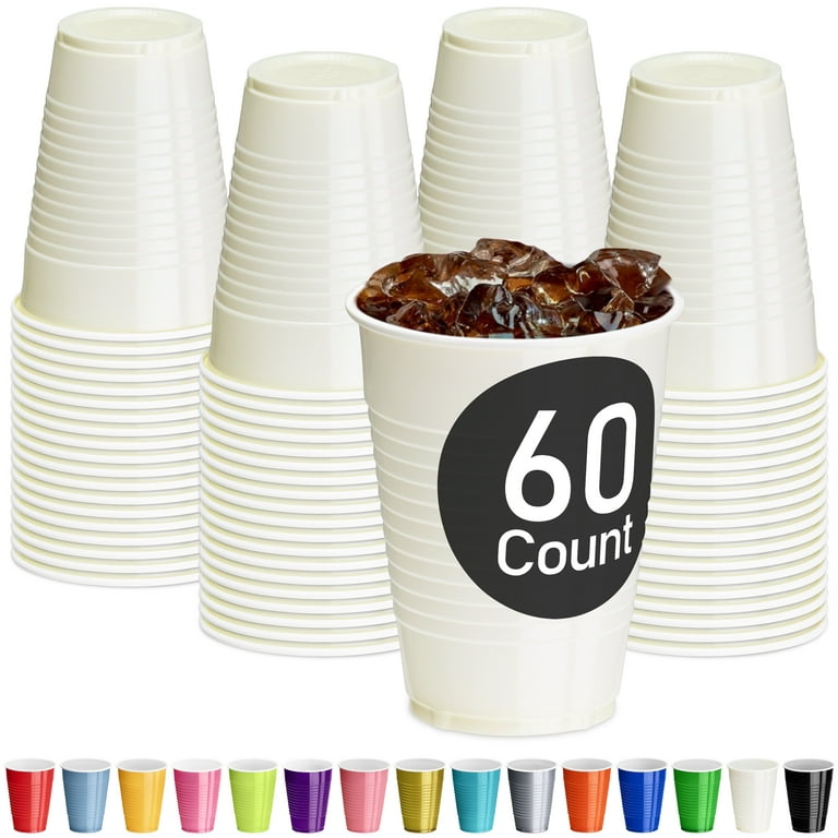 Smarty 12 oz. Crystal Clear Round Disposable Plastic Party Cups 500ct