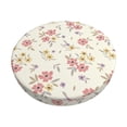 thumbnail image 6 of Uemuo Floral Pattern Round Bar Stool Seat Covers Washable Stool Cushion Slipcover Elastic Bar Chair Covers-13 inch, 6 of 7