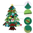 thumbnail image 4 of Filz Weihnachtsbaum, Weihnachten DIY Deko, 3.2ft Weihnachtsbaum Mit 32 Pcs Ornamente Wand Dekor Mit 50LED Lichterkette Für Kinder Home Tür Wand Dekoration Zhivalor OTTO-ZYS-0361, 4 of 7