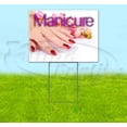 thumbnail image 1 of Manicure (18" x 24") Yard Sign, Includes Metal Step Stake, 1 of 6