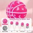 thumbnail image 7 of Basketballs Size 5 for Girls, with A Storage Bag, Durable Soft Touch Rubber 27.5inches Basketball for Youth Kids Skills Practicing Outdoor Back to School Birthday Gifts, 7 of 7