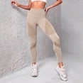 thumbnail image 4 of UngA Anti Cellulite 3D Leggings Womens Butt Lifting Tummy Control High Waisted Yogo Pants Resistance Band Compression Cellumove Workout Womens Legging Khaki,L, 4 of 6
