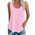 thumbnail image 2 of Weikingp Athletic Tank Tops Compression Tank Tops For Women Plus Size Camisoles For Women Summer Tank Tops For Women Spaghetti Strap Tank Top Pink L, 2 of 4