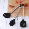 thumbnail image 5 of Utensilios de cocina, utensilios de cocina con el doble de comodidad, juego de utensilios de cocina de 8 piezas (juego de utensilios de cocina de 8 piezas en caja de color, negro), 5 of 5