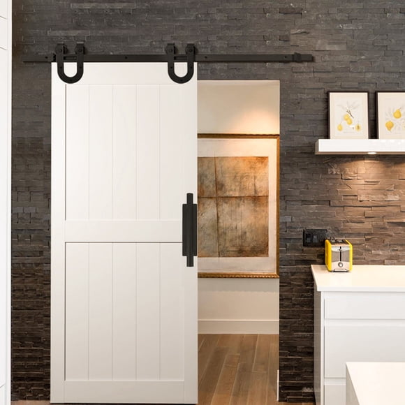 Raindrops Barn Door Handle 1 Set for Granary Doors with Easy Installation 11.9x3 Inch