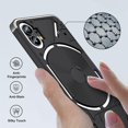 thumbnail image 6 of Compatible with Nothing Phone 1 Case Shockproof Hard Matte Nothing Phone 1 Phone Case 3 in 1 Ultra Thin Protective Case (Nothing Phone 1, Black/Silver), 6 of 14