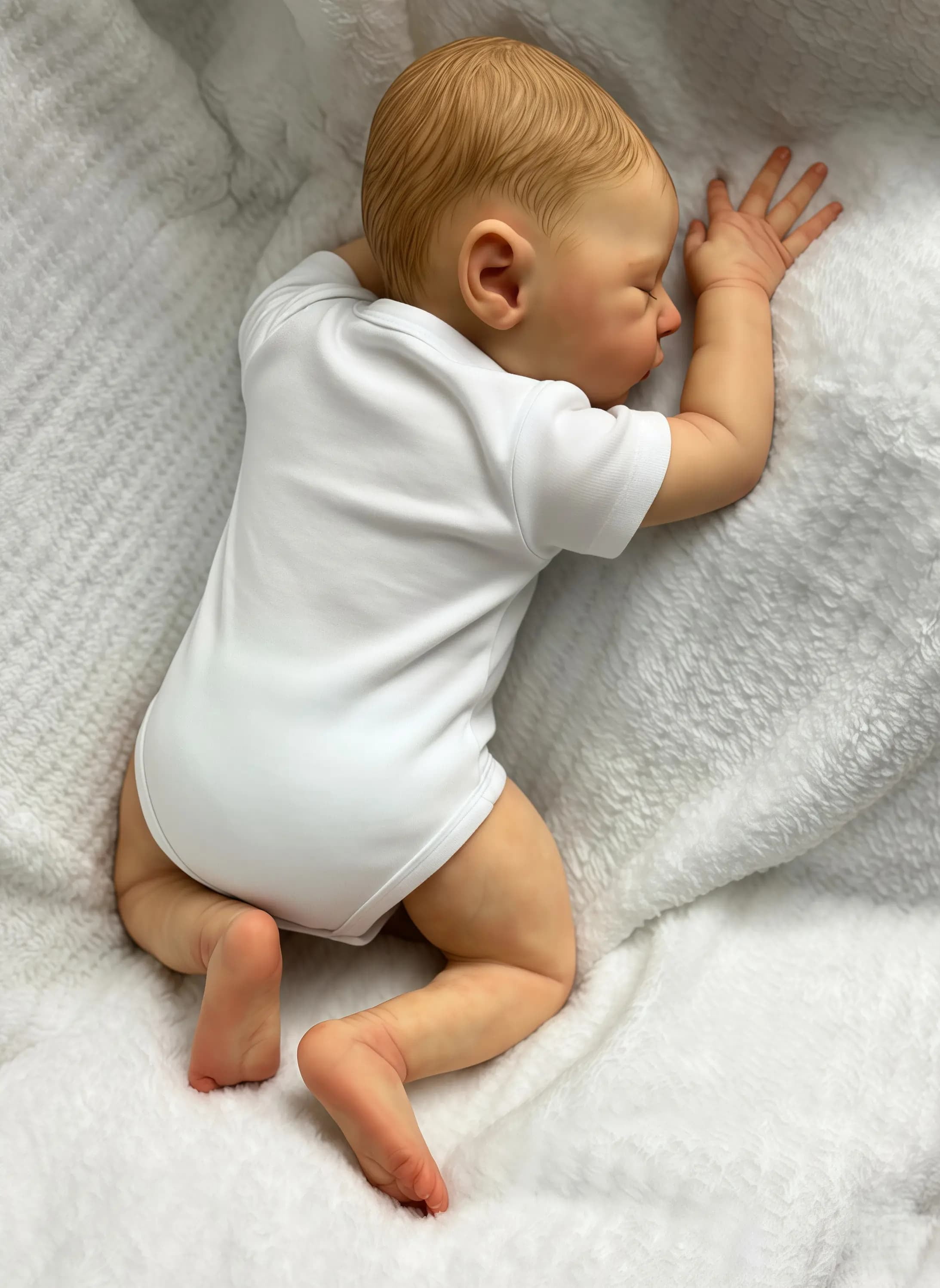20 Inch Laura  Lifelike Soft Cloth Body Reborn Baby Doll - Realistic Hand Painted Facial Features Real Baby Doll - Gift for Kids Age 3+
