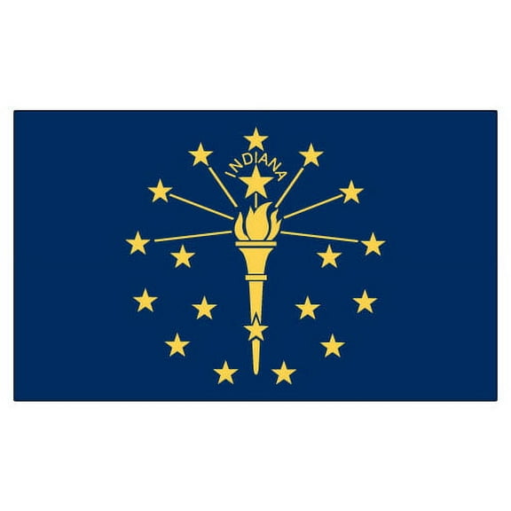 Indiana 3ft x 5ft Printed Polyester Flag