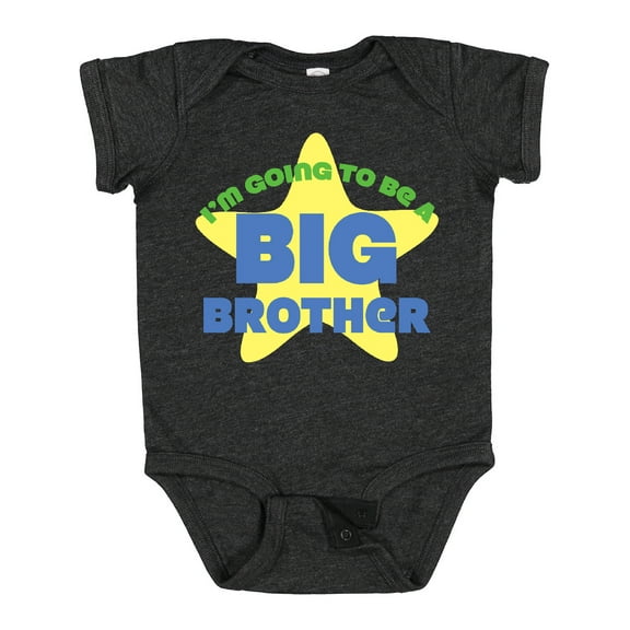 Inktastic I'm Going to Be a Big Brother Boys Baby Bodysuit