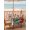 Red, variant on Outdoor Tablecloth with Umbrella Hole and Zipper, Christmas Rectangle Table Cloth 60x84 Inch Waterproof Tablecloth, Winter Xmas Tree Gingerbread Dogs Red Truck Red Picnic Table Cover for Patio