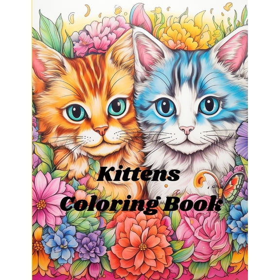 Kittens Coloring Book, (Paperback)