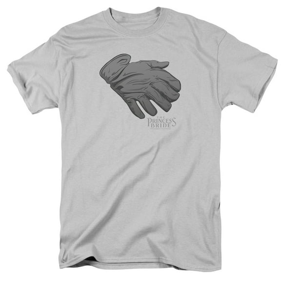 Princess Bride Six Fingered Glove Mens Short Sleeve Shirt (Silver, )