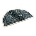 thumbnail image 2 of Carpet,Half Circle Bathroom Rugs Spring Floral Print Absorbent Microfiber Rugs Non Slip Mats For Bathroom Floor Tub And Shower Home Decor Accessories Features:, 2 of 3