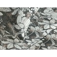 thumbnail image 3 of Ambesonne Flowers Quilted Coverlet 2 Pcs, Mimosa Frangipani Print, Twin Size, Warm Taupe Dimgray, 3 of 4