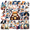 4A, variant on cartoon Cat Space Theme Stickers, Waterproof Cat Space Theme Sticker for Water Bottle Laptop Phone Cases Planner Skateboard Luggage Helmet Party Favor Decor, Ideal for Adults Teens Teacher Rewards