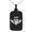 Black, variant on Stainless Steel Celtic Claddagh Unity Engraved Small Rectangle Dog Tag Charm Pendant Necklace