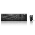 thumbnail image 1 of Refurbished Lenovo GX31K80998 100 Wireless Keyboard and Mouse Combo Spill Resistant Quiet Keys, Ambidextrous Mouse, Compact Design, USB-A, 1 of 1