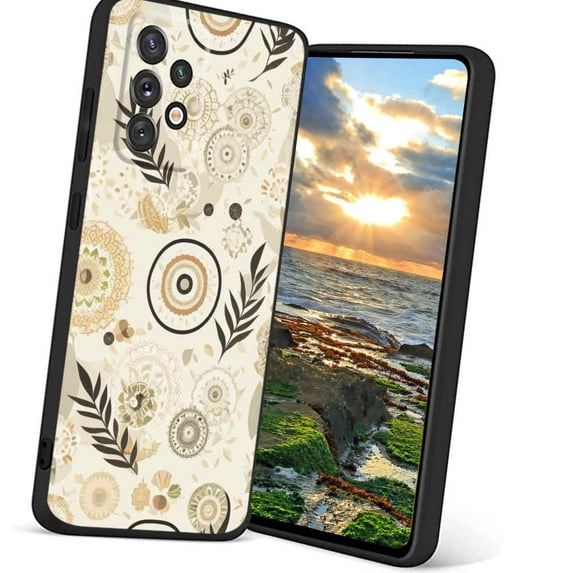 Abstract-boho-5 Phone Case, Degined for Samsung Galaxy A72 5G Case Men Women, Flexible Silicone Shockproof Case for Samsung Galaxy A72 5G