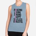 thumbnail image 2 of Amazing Mother Women's Muscle Tank Large Stonewash Denim, 2 of 5