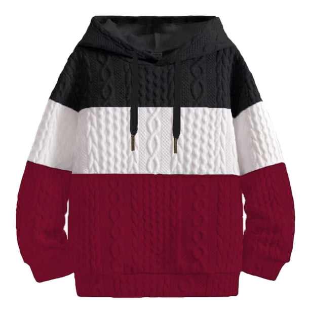 Sudadera con capucha para hombre, sudadera con capucha de manga larga con bloques de color, sudadera con capucha, camisa deportiva, blusa para hombre