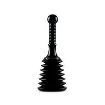 Master Plunger MPS4 Sink & Shower Plunger, Black, Each