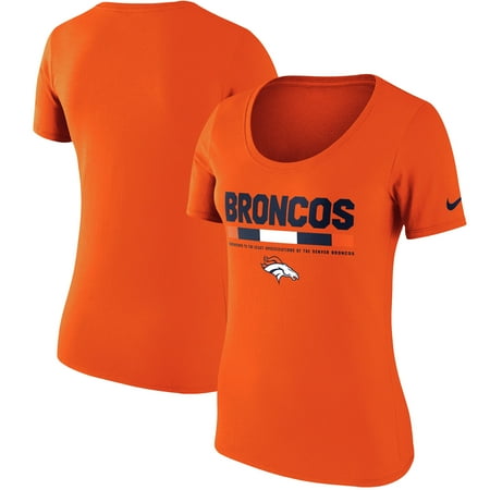 - Denver Broncos Nike Women's Team Scoop T-Shirt - Orange
